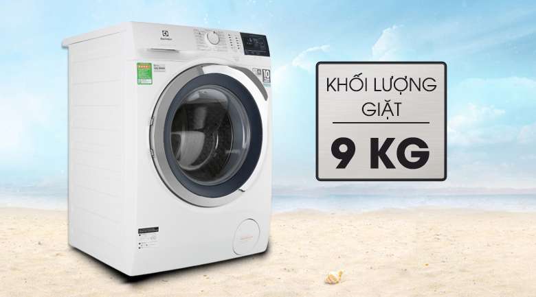 Máy giặt Electrolux EWF9024BDWB - Khối lượng giặt 9 kg, phù hợp gia đình trên 6 người