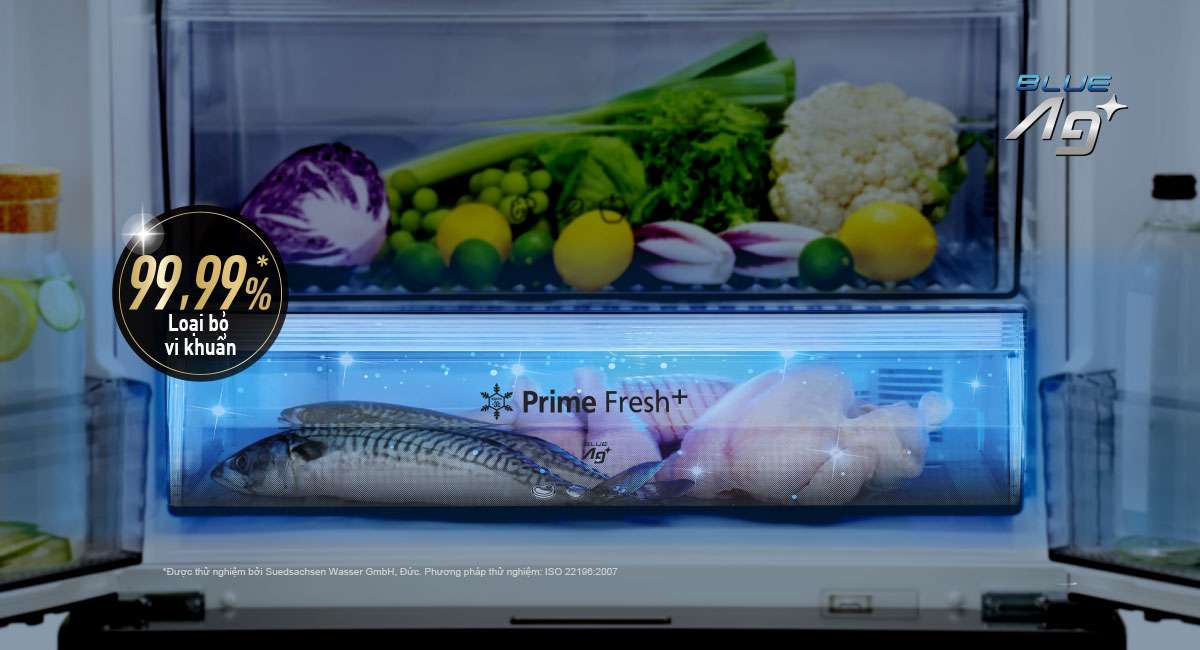 Ngăn đông mềm diệt khuẩn PrimeFresh+ & BlueAg