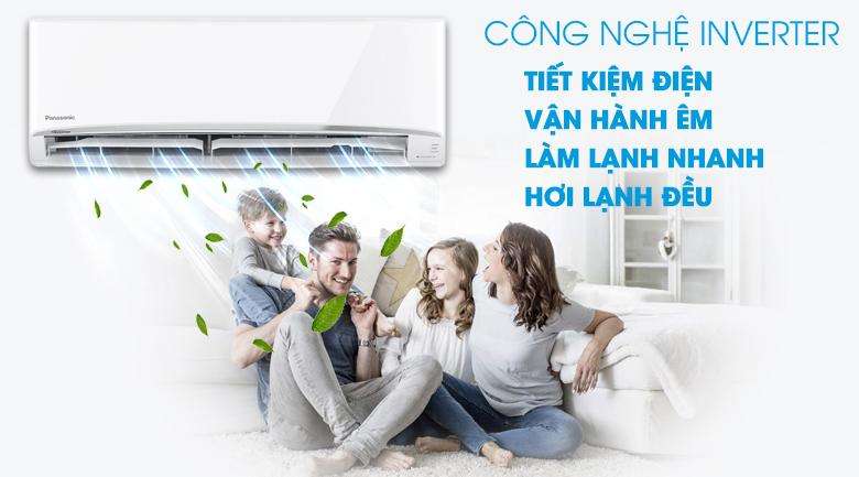 Điều Hòa Panasonic Inverter CU/CS-WPU12WKH-8M 1 Chiều 12000BTU Gas R32