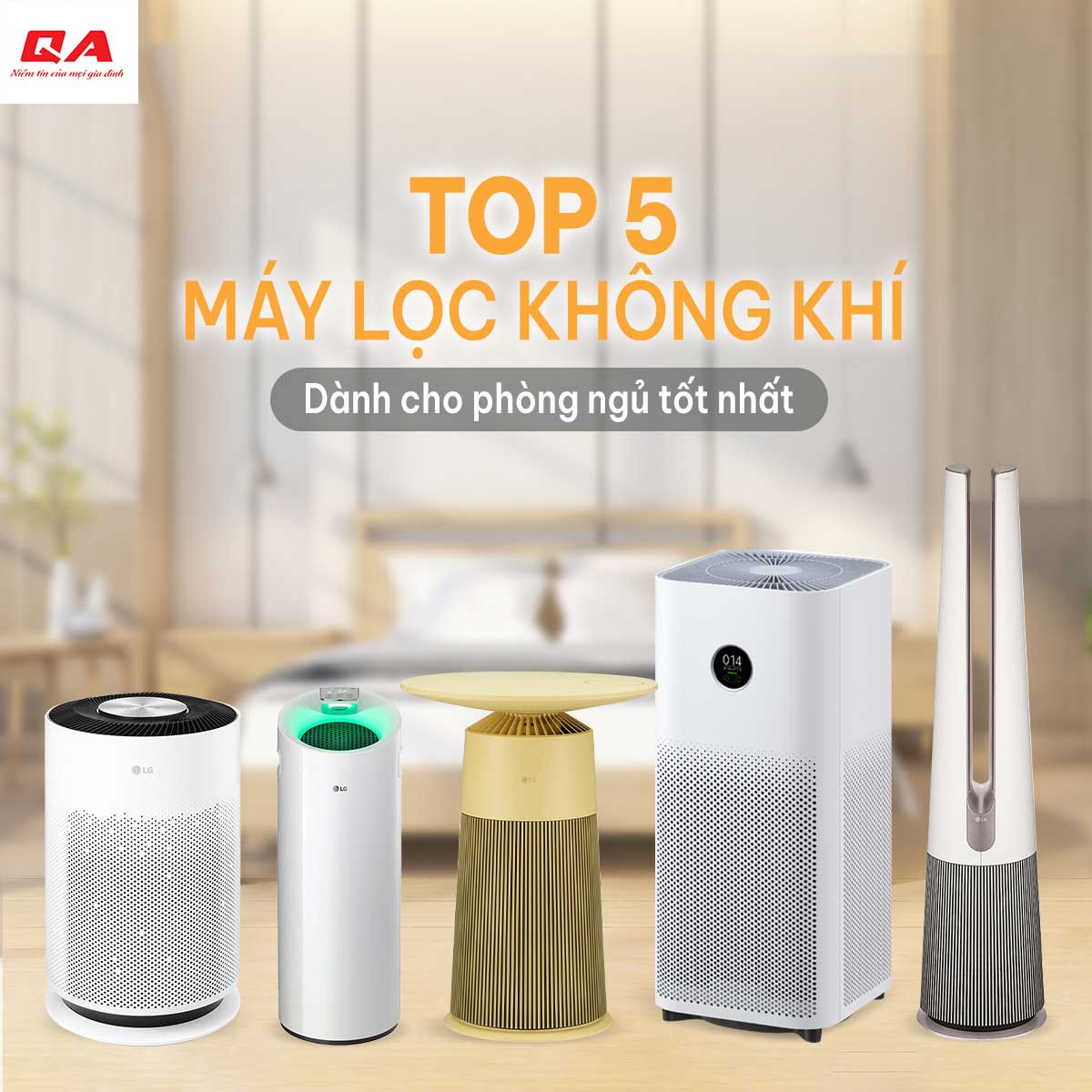 Top 5 May Loc Khong Khi Cho Phong Ngu Tot Nhat 2024