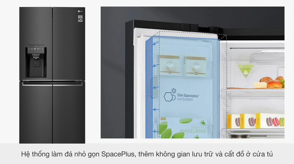 Tu Lanh Lg Inverter 496 Lit Multi Door Instaview Door In Door Gr X22mbi 061223 074910