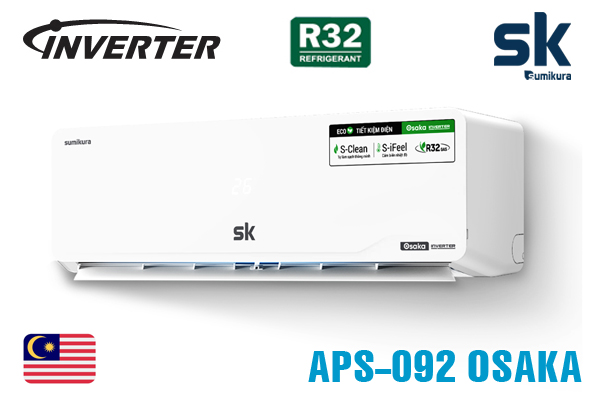 Điều Hòa SK Sumikura 9000 1 Chiều Inverter Aps/apo 092 Osaka